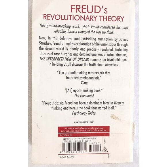 The Interpretation of Dreams by Sigmund Freud Classic Psychology Paperback - Picture 2 of 4